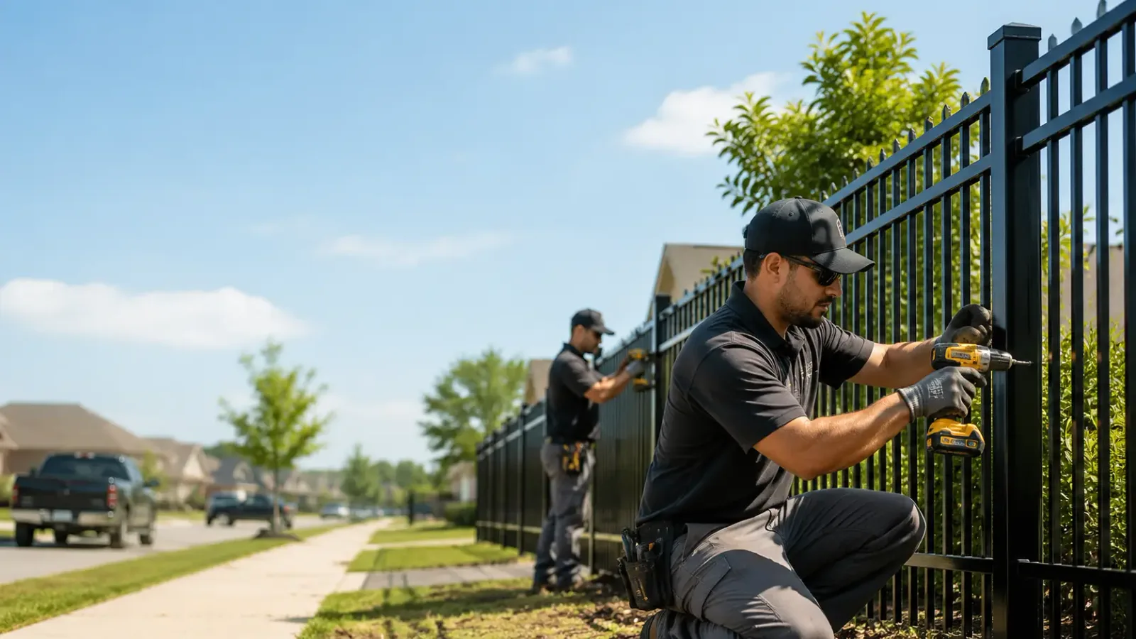 Metal Fence Installation in Paris, MI